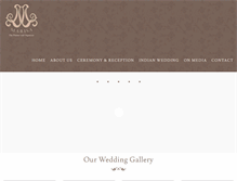 Tablet Screenshot of marisawedding.com